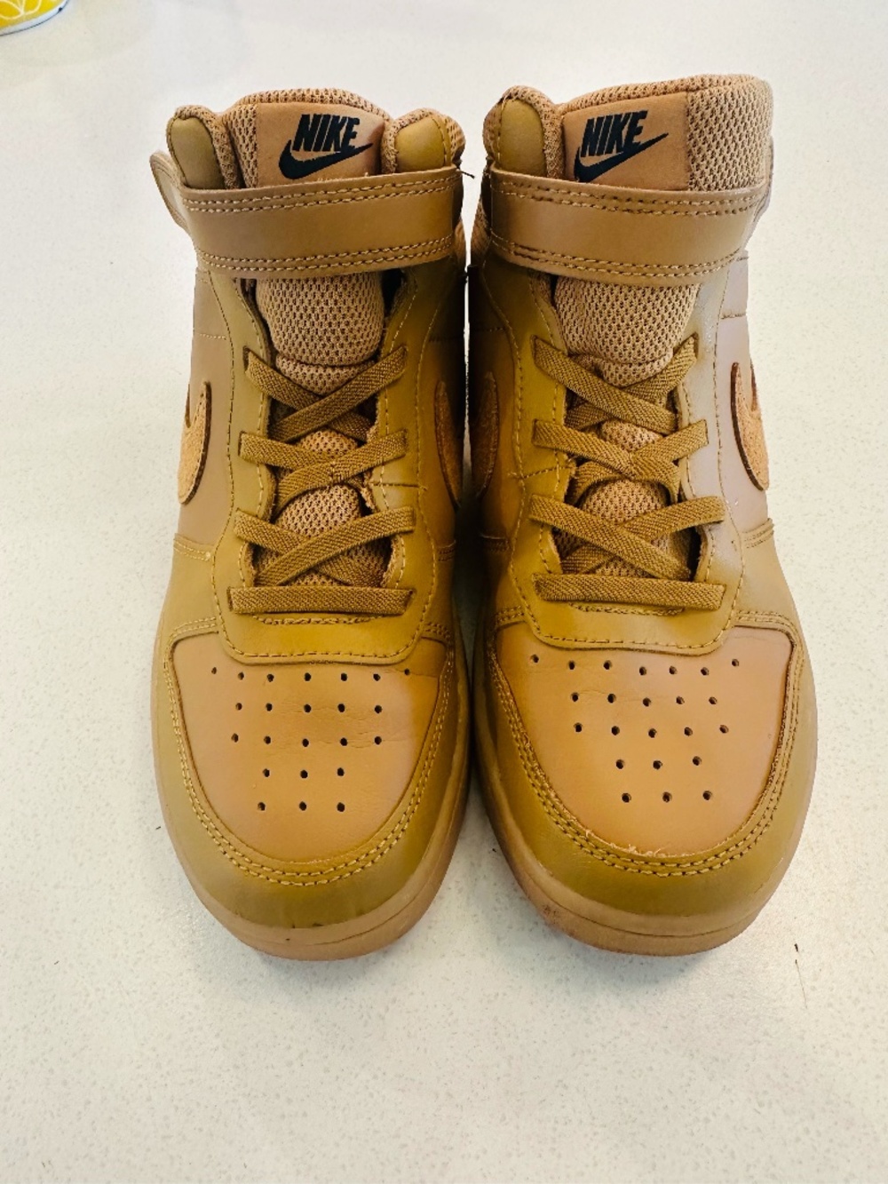 Nike air force 1 Wheat/Wheat Leather size 3Y